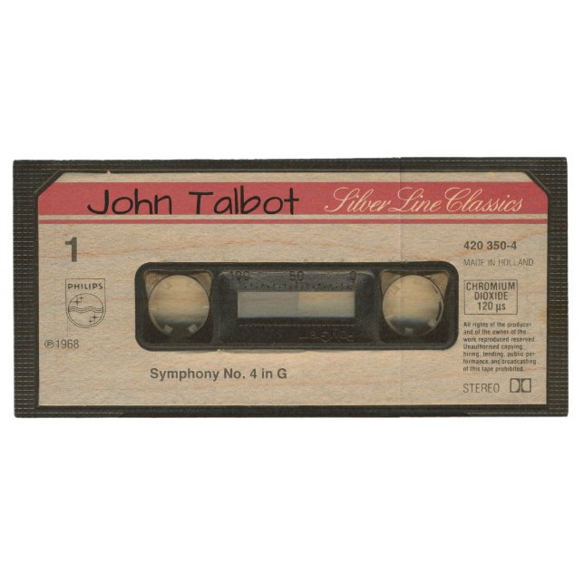 Retro NL Audiotape Personalized USB Wood Flash Drive (Front)