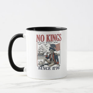 Retro No Kings Since 1776 Rejecting Kings Classic Mug