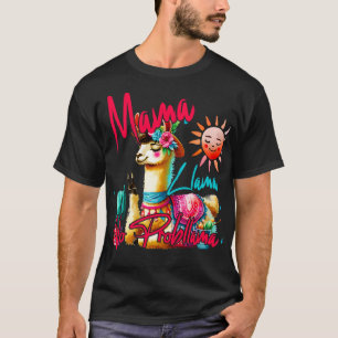 Retro NO PROBLLAMA Design Vintage Llama Alpaca T-Shirt
