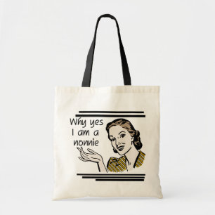 Retro Nonnie T-shirts and GIfts Tote Bag
