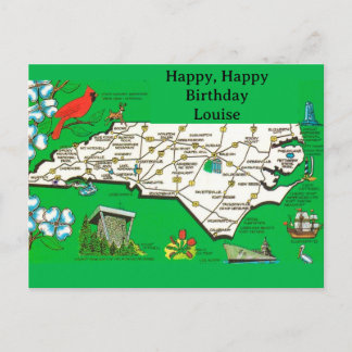 Retro North Carolina Occasion Postcard