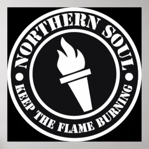 Retro Northern Soul style design Poster