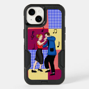 Retro Nostalgic 1950's Couple Dancing OtterBox iPhone 14 Case