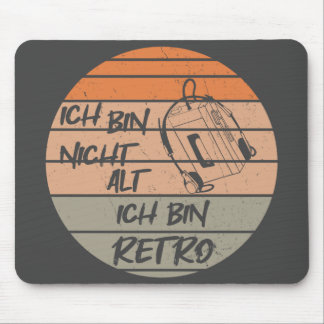 Retro not old, cash player mouse pad