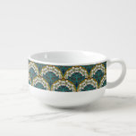 Retro Nouveau - Natures Curves and Timeless Blooms Soup Mug