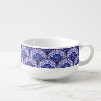 Retro Nouveau - Natures Curves and Timeless Blooms Soup Mug