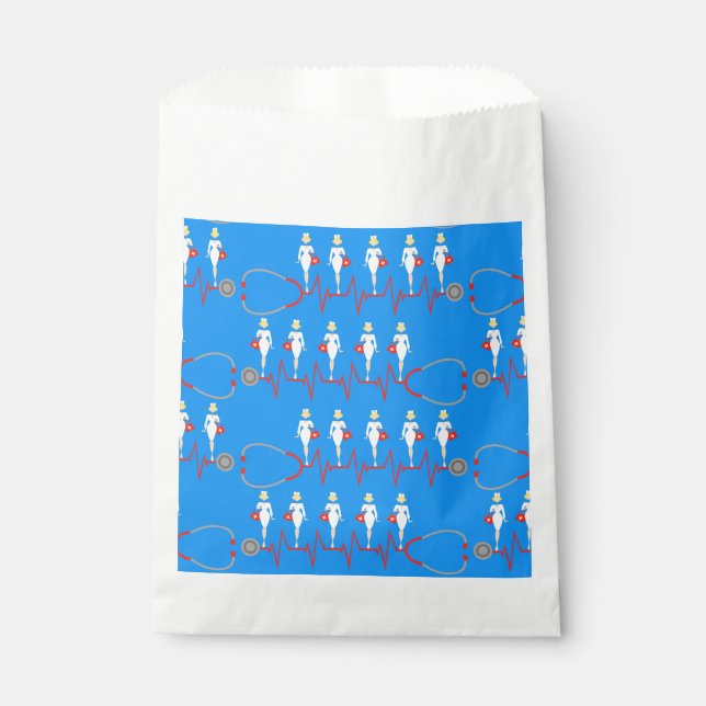 Retro Nurse Favor Bags (Front)