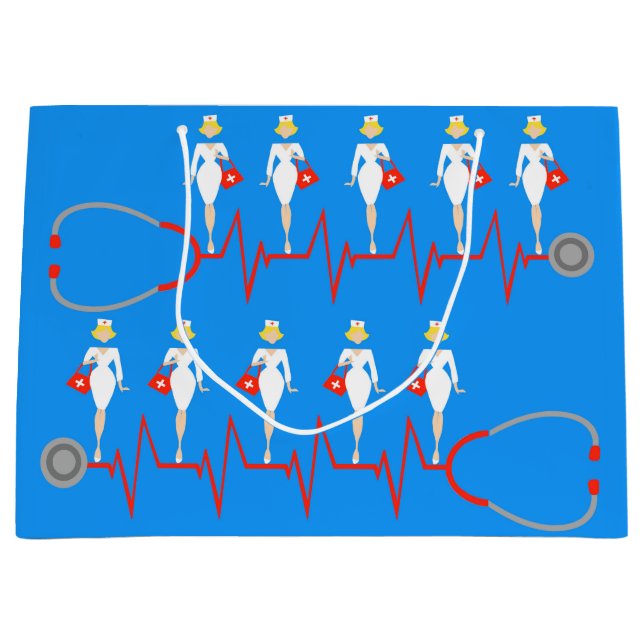 Retro Nurse Gift Bag (Front)