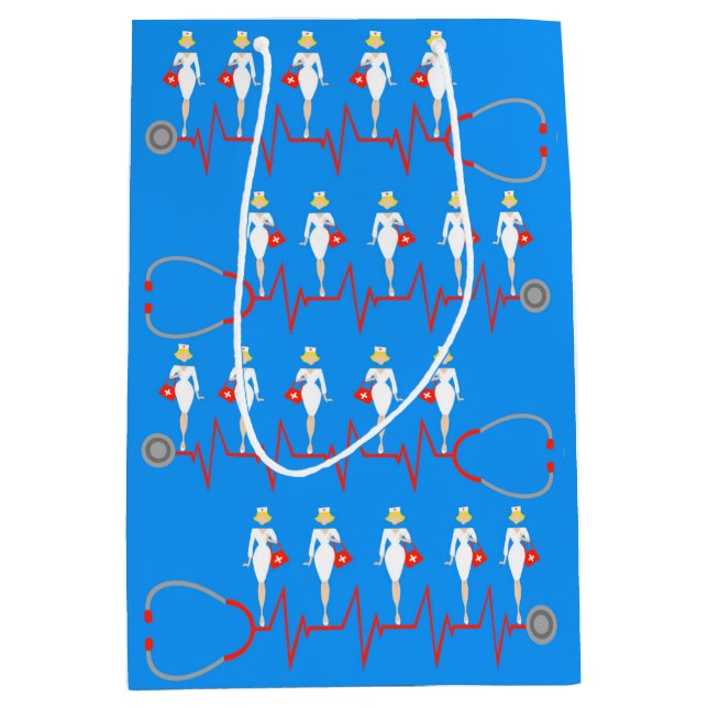 Retro Nurse Gift Bag (Front)