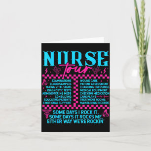 Retro Nurse Nurse Week Men Women Nurse  Card