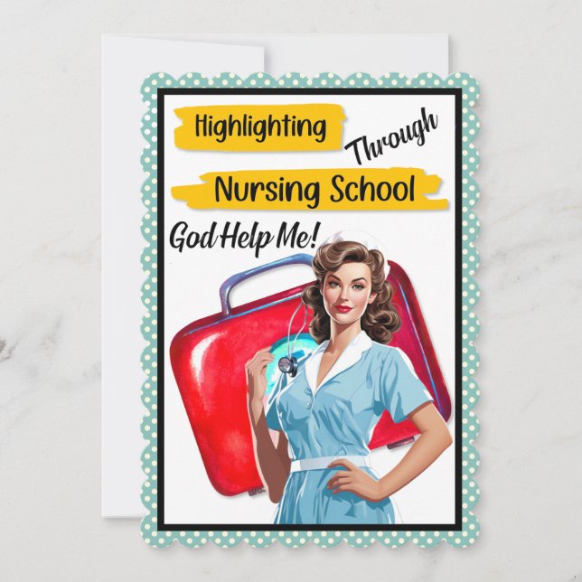 Retro Nurse Pinup_ Nursing Notes (Front)