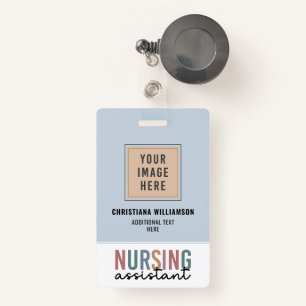 Retro Nursing Assistant CNA Nursing Aide Badge