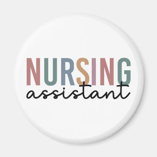 Retro Nursing Assistant CNA Nursing Aide Magnet