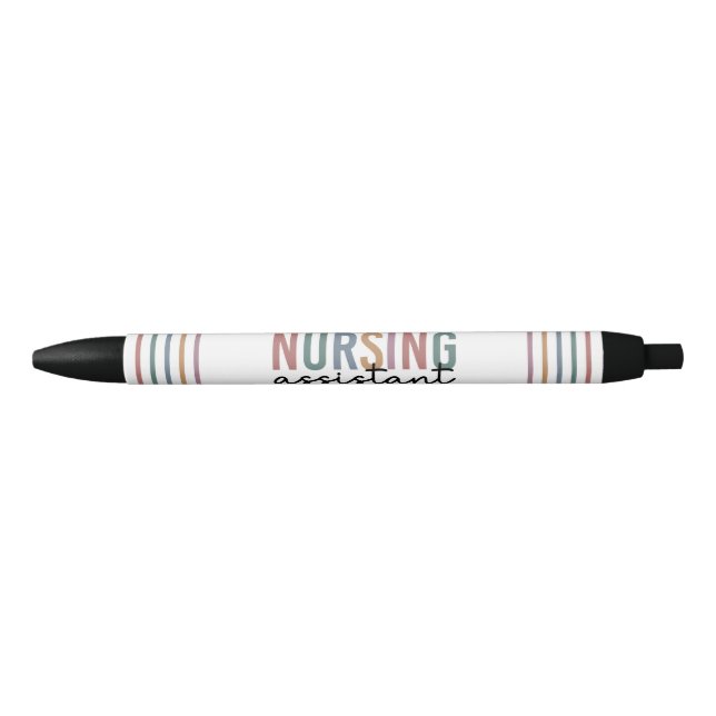 Retro Nursing Assistant CNA Nursing Aide Pen (Front)