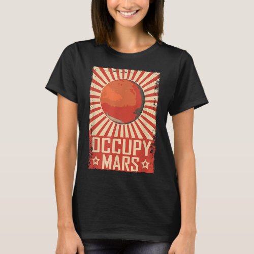 Retro Occupy Mars T_Shirt