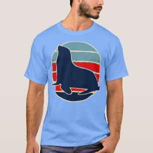 retro ocean animal seal T-Shirt