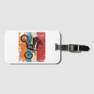 Retro Off Road Motorcycle Motocross Enduro Luggage Tag