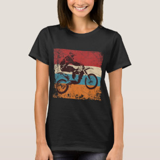 Retro Off Road Motorcycle Motocross Gift T-Shirt