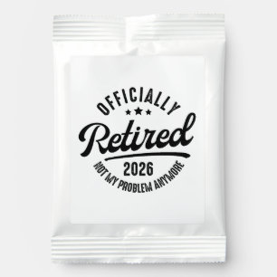 Retro Officially Retired 2026 Funny Retirement Margarita Drink Mix