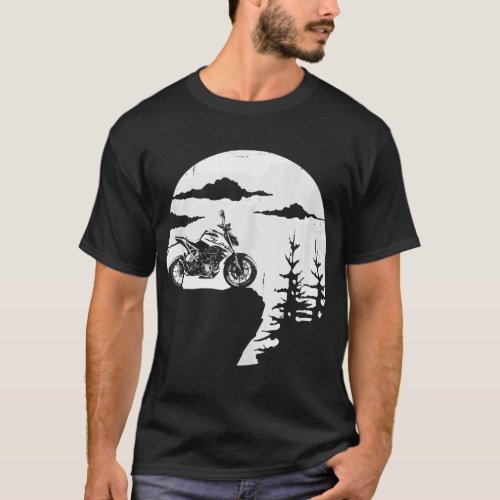 Retro Offroad KTM Motorcycle Cool Adventure Biker  T_Shirt