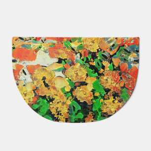 Retro Oil Painting: Van Gogh Monet Doormat