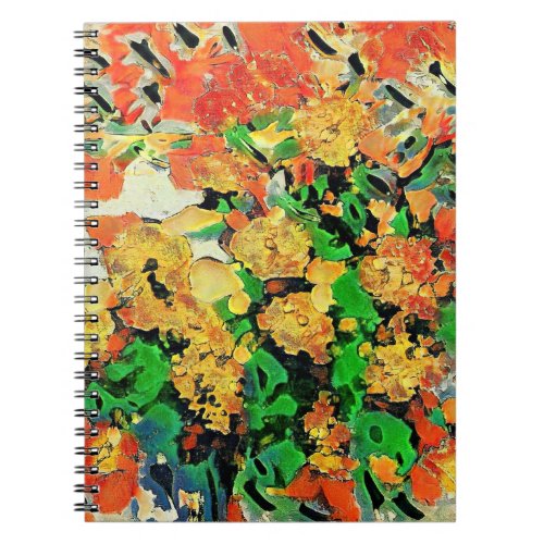 Retro Oil Painting Van Gogh Monet Notebook