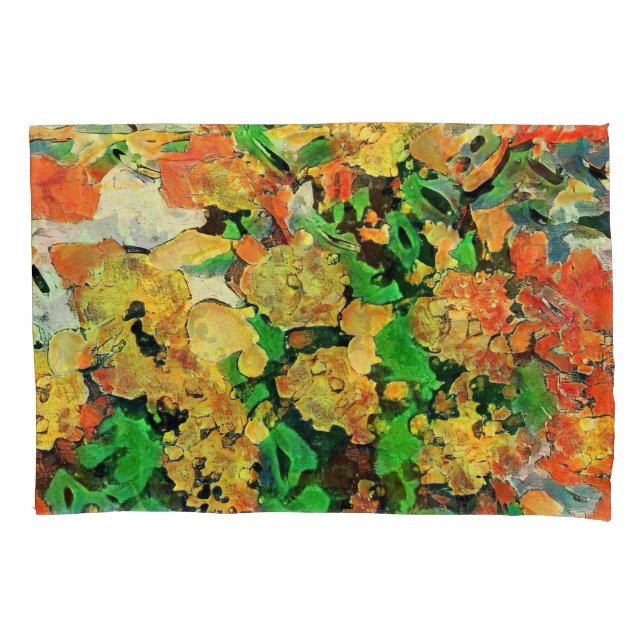 Retro Oil Painting: Van Gogh Monet Pillow Case (Front)