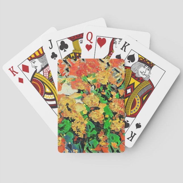 Retro Oil Painting: Van Gogh Monet Poker Cards (Back)