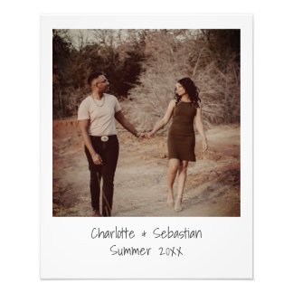 Retro Old Instant Faded Filter Photo Personalized Print