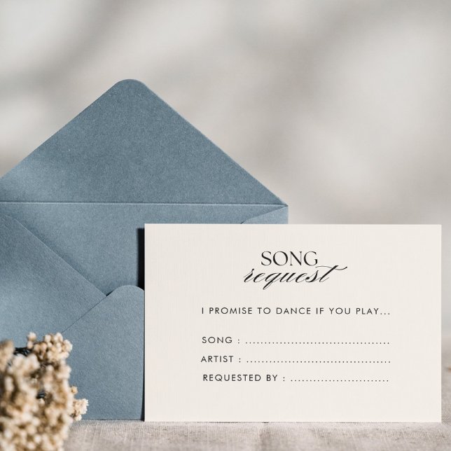 Retro old money checkered pattern Song request  Enclosure Card (Creator Uploaded)