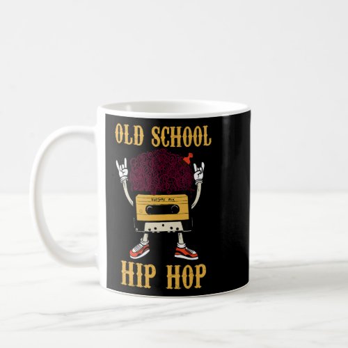 Retro Old School 80s 90s Graffiti Cassette Retro  Coffee Mug