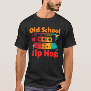 Retro Old School Graffiti Cassette Hip Hop 80S 90S T-Shirt