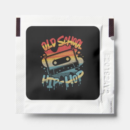 Retro Old School Hip Hop Graffiti Cassette Mixtape Hand Sanitizer Packet