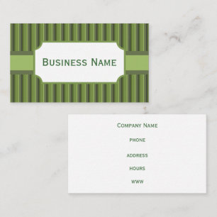 Retro Olive Business Card
