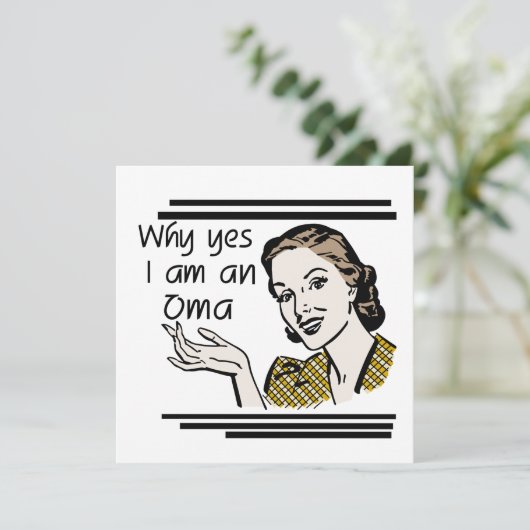 Retro Oma Tshirts and Gifts (Standing Front)