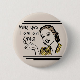 Retro Oma Tshirts and Gifts Button