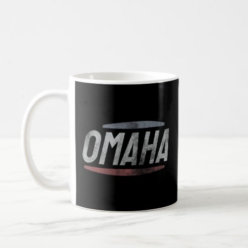 Retro Omaha Nebraska Usa Vintage Distressed Ne Cit Coffee Mug