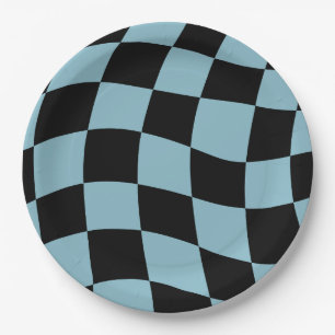 Retro One Happy Dude 1st Birthday Party Paper Plates