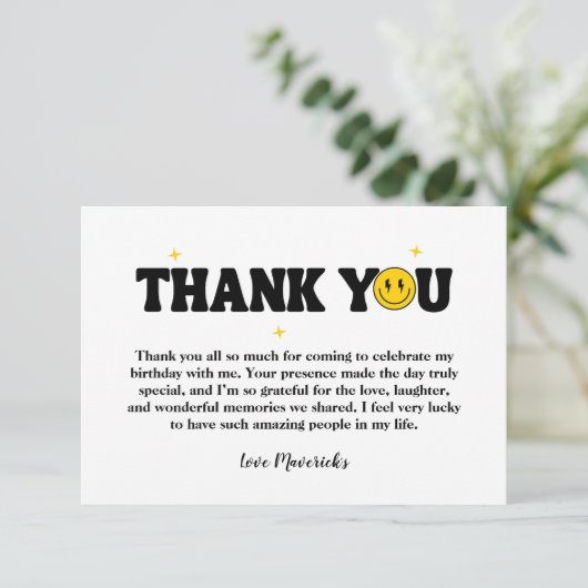 Retro One Happy Dude Smile Face Boy 1st Birthday (Standing Front)