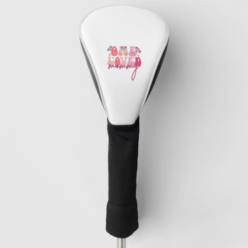 Retro One Loved Mommy Golf Head Cover