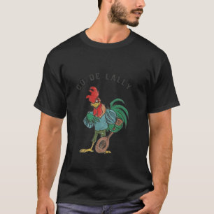 Retro Oo de lally Singing Rooster guitar chicken f T-Shirt