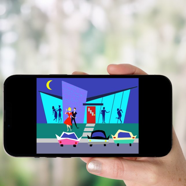 Retro Open House Party Poster (Front Digital)