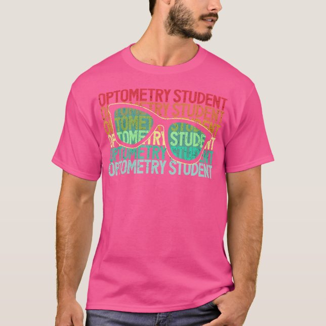 Retro Optometry Student Future Optometrist Eye Doc T-Shirt (Front)