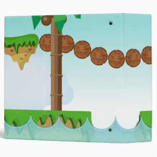 Retro or classic Platform game 3 Ring Binder