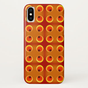 retro orange 1970 Case-Mate iPhone case