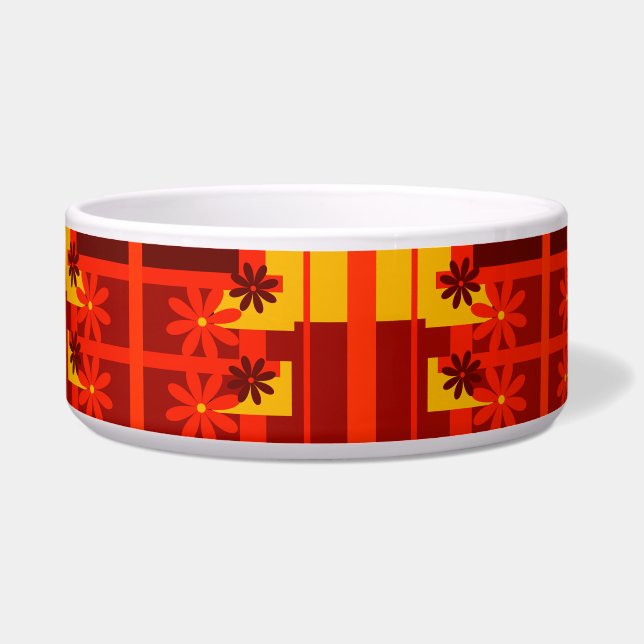 Retro orange 1970's , bowl (Front)