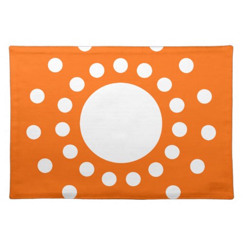 Retro Orange American MoJo Placemats