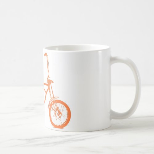 Retro Orange Krate Banana Seat Bike Coffee Mug