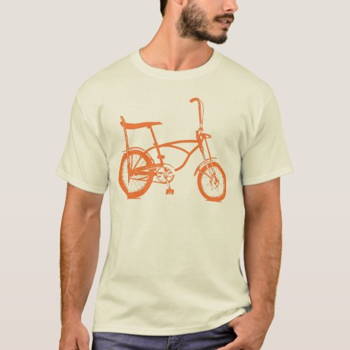 Retro Orange Krate Banana Seat Bike T_Shirt