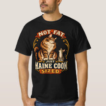 Retro Orange Maine Coon Sized Funny Cat Badge